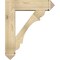 Ekena Millwork Olympic Arts and Crafts Rough Sawn Bracket w/ Offset Brace, Douglas Fir, 8"W x 30"D x 36"H BKT0806X30X36OLY03RDF - alternate 4